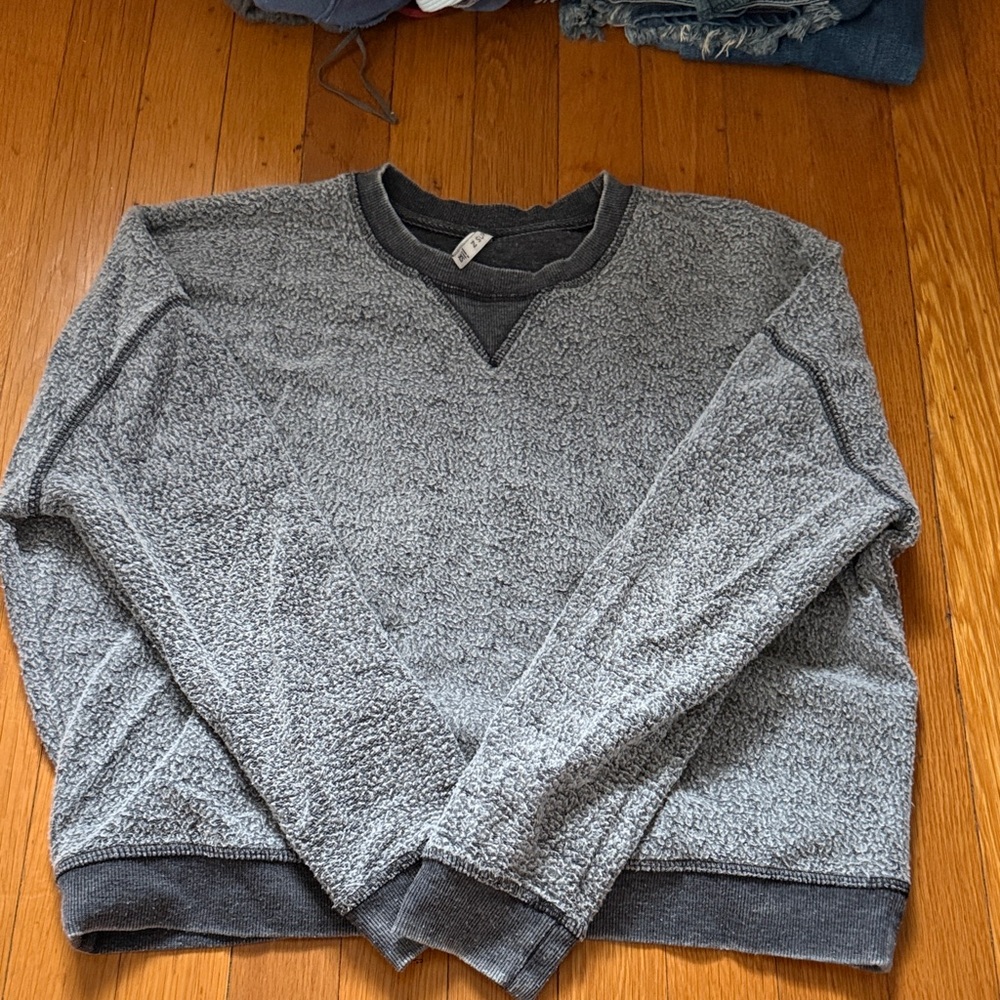 Z Supply Women’s  Charcoal Crewneck Sweater
